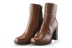 EBL8790 Laarzen in maat 37 Bruin | 5% extra korting, Kleding | Dames, Schoenen, Hoge laarzen, Bruin, Verzenden, Zo goed als nieuw