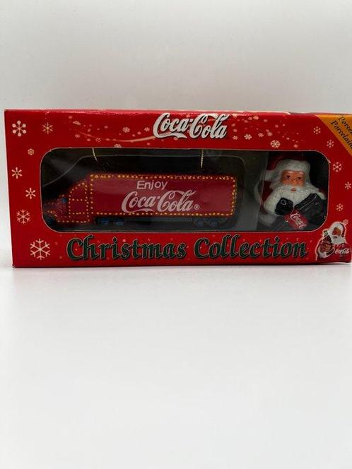 Décoration de Noël Coca-Cola (3) - Porcelaine - 3 Figures en, Antiek en Kunst, Antiek | Speelgoed