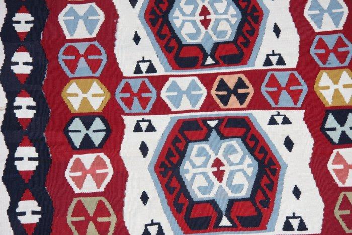 Turkse Kilim platweef tapijt geometrisch ontwerp 1,8 x 1,07, Huis en Inrichting, Stoffering | Tapijten en Vloerkleden