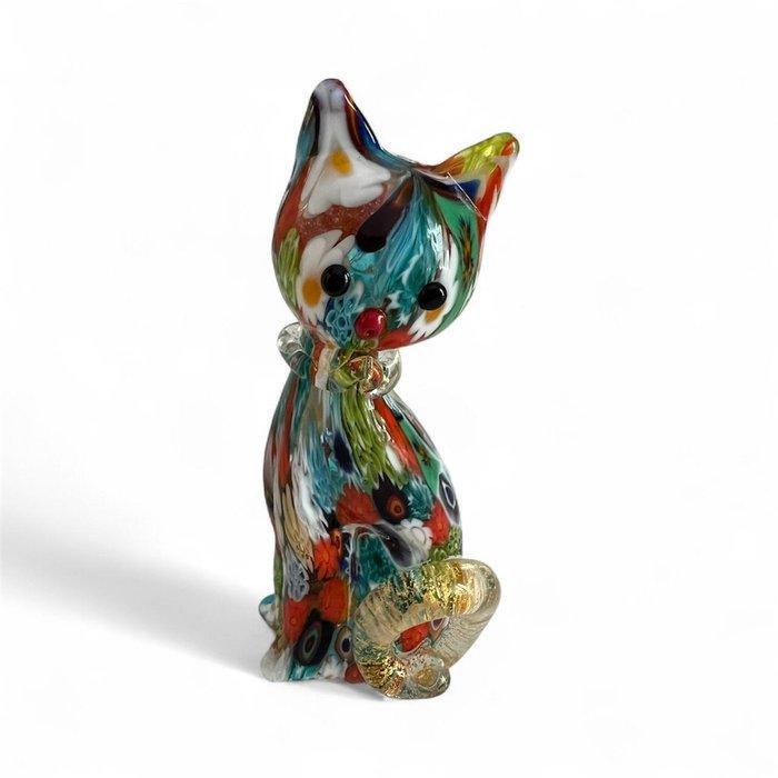 sculptuur, Sculture in vetro di Murano con murrine - 11 cm -, Antiek en Kunst, Antiek | Glaswerk en Kristal