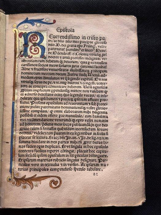 Henricus De Odendorf - Repetitio Capituli Omnis utriusque, Antiek en Kunst, Antiek | Boeken en Manuscripten