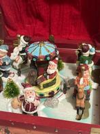 (10) Splendide boite à musique de Noel Rouge , décors animé
