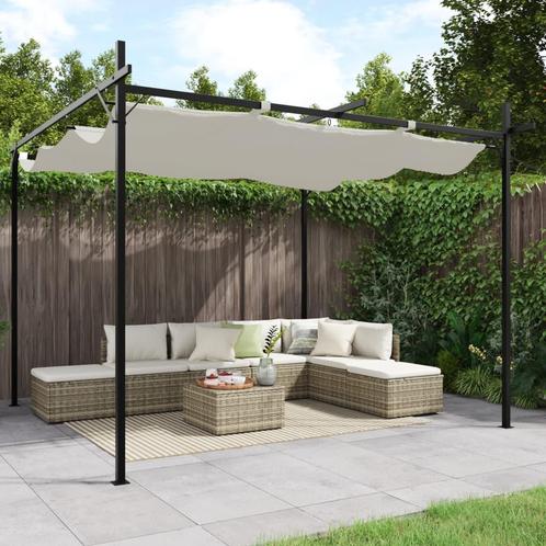vidaXL Pergola met uitschuifbaar dak 295x292x230, Tuin en Terras, Partytenten, Nieuw, Verzenden