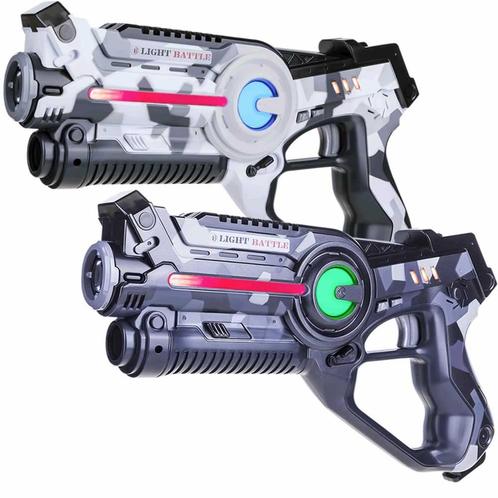 Light Battle Active Camo Laser game Set - 2 Laserguns, Kinderen en Baby's, Speelgoed | Buiten | Actiespeelgoed, Nieuw, Ophalen of Verzenden