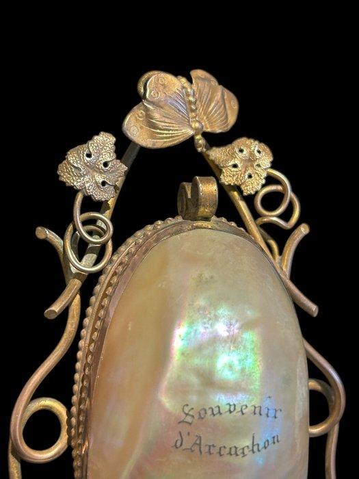 Doos (2) - parelmoer - Strand- of kustsouvenirs, Antiek en Kunst, Curiosa en Brocante