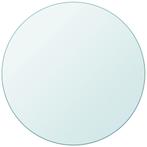 vidaXL Tafelblad van gehard glas 800 mm rond, Maison & Meubles, Pièces pour table, Verzenden