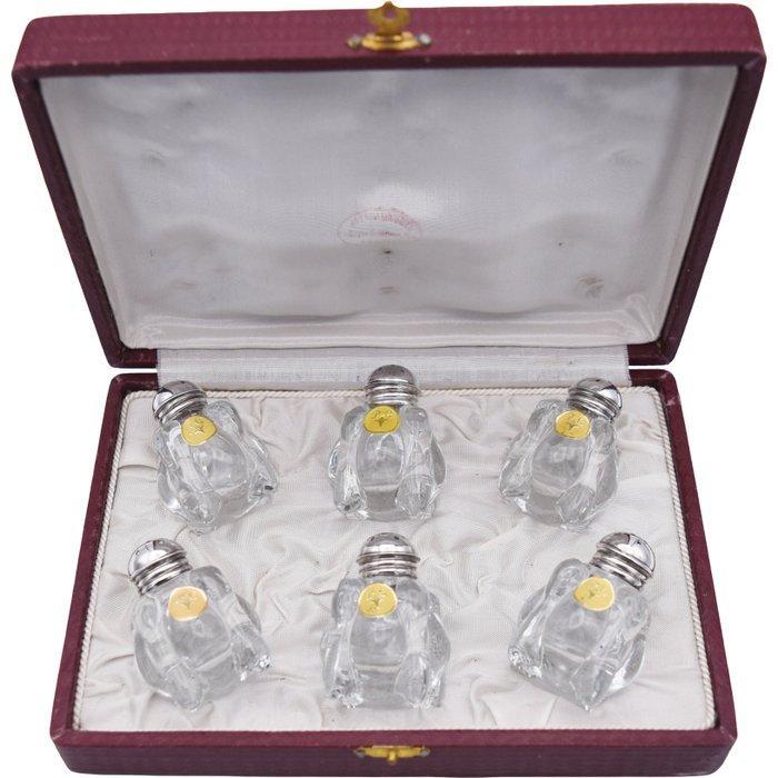 Peper- en zoutstel (6) - Zilver, Kristal, Antiek en Kunst, Antiek | Zilver en Goud