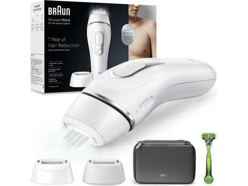 Braun Silk-expert Pro 5 - IPL ontharingsapparaat voor thuis, Handtassen en Accessoires, Uiterlijk | Lichaamsverzorging, Zo goed als nieuw