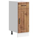 vidaXL Onderkast Lucca bewerkt hout oud houtkleurig, Huis en Inrichting, Verzenden, Nieuw