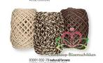 Touw Koord 3rol 15meter Bruin-Naturel Touw Koord 3rol, Nieuw