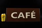 CAFÉ; french advertising sign; handmade; wonderful details!