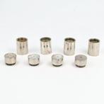 Lin - Sterling Silver - NO RESERVE - Peper- en zoutstel (4), Antiquités & Art, Antiquités | Argent & Or