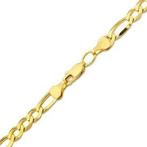 Handmade - Ketting - 14 karaat Geel goud - Figaro Chain - 4