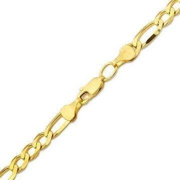 Handmade - Ketting - 14 karaat Geel goud - Figaro Chain - 4, Handtassen en Accessoires, Antieke sieraden