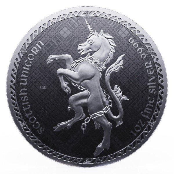 Niue. 2 Dollars 5 x 2023 1oz $2 NZD Niue Scottish Unicorn, Postzegels en Munten, Edelmetalen en Baren