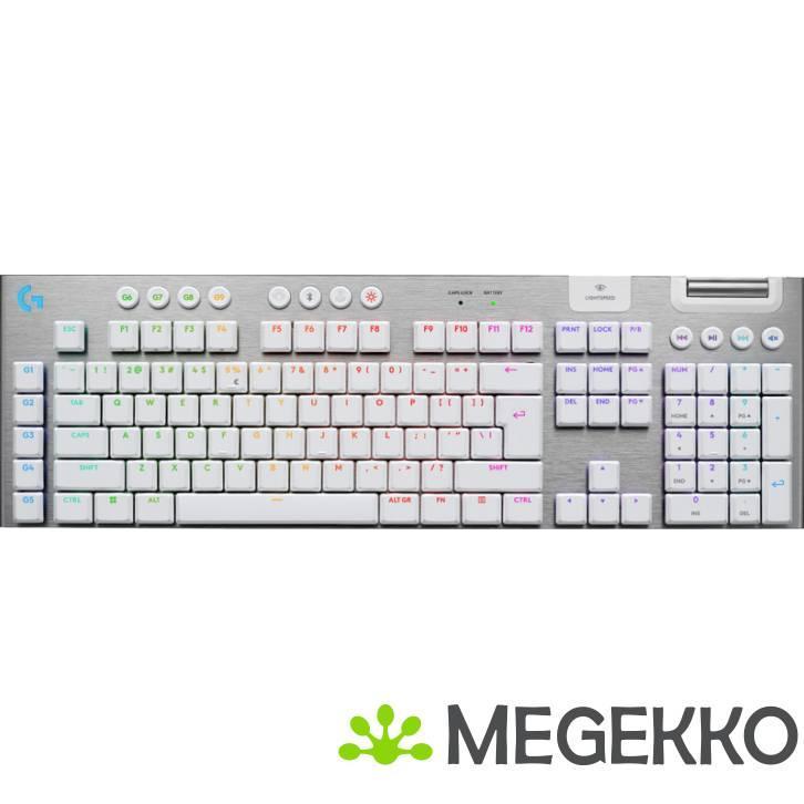 Logitech G G915 X LIGHTSPEED Tactile Wit, Computers en Software, Toetsenborden, Nieuw, Verzenden