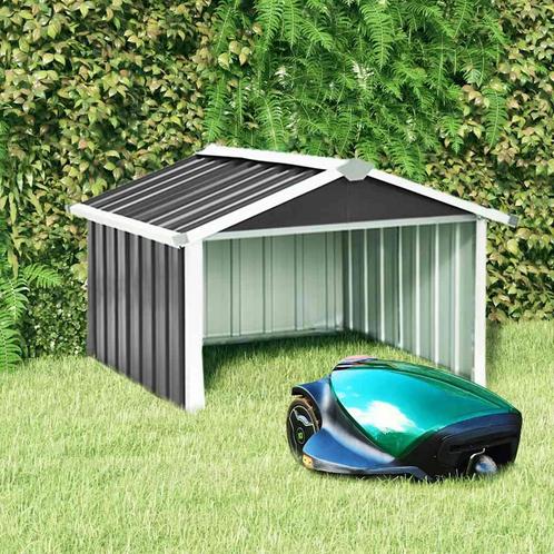 vidaXL Overkapping voor robotmaaier 92x97x63 cm staal, Tuin en Terras, Tuinhuizen, Nieuw, Verzenden