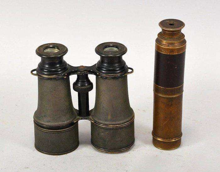 Verrekijker - 1900-1910 - Europe, Austrian Wien binoculars &, Verzamelen, Foto-apparatuur en Filmapparatuur