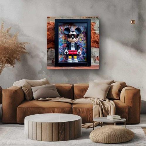 Urban3DArt (1971) - Mickey Street Art - Pop Art contemporain, Antiek en Kunst, Kunst | Schilderijen | Modern