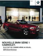 2011 BMW 1 SERIE CABRIOLET BROCHURE FRANS, Nieuw