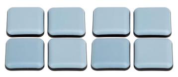Set van 8 antikras meubelbeschermers (vierkant, 25 mm, PTFE beschikbaar voor biedingen