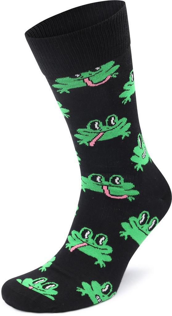 Happy Socks Sokken Frog maat 41-46 Heren, Kleding | Heren, Sokken en Kousen, Zwart, Nieuw, Verzenden