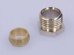 Aansluitsetje 1/2 - 15mm voor Comisa radiatorkranen, Ophalen of Verzenden, Nieuw