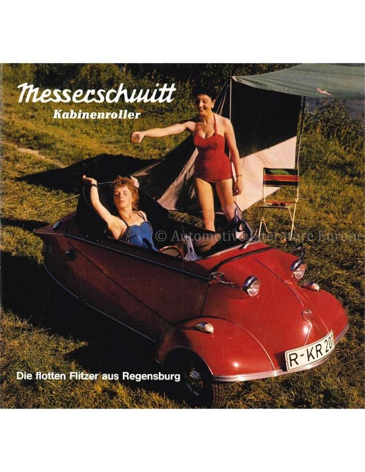 MESSERSCHMITT KABINENROLLER, DIE FLOTTEN MFLITZER AUS REGE.., Boeken, Auto's | Folders en Tijdschriften, Ophalen of Verzenden