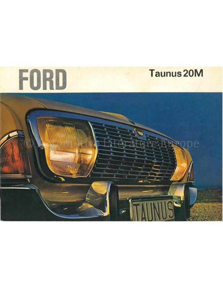 1964 FORD TAUNUS 20M BROCHURE NEDERLANDS, Boeken, Auto's | Folders en Tijdschriften