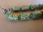 Collier van 21 kralen uit Murano met oogmotief, rond 1920,