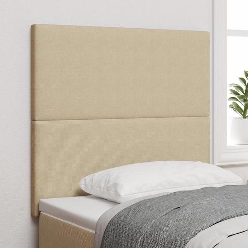 vidaXL LED Hoofdeinde Lamp Groen Grijs - 100 cm Corduroy, Huis en Inrichting, Slaapkamer | Bedden, Nieuw, Verzenden