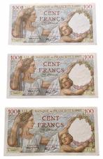 Frankrijk. - 3 x 100 Francs 1941 - Pick 94  (Zonder