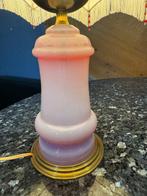 Lamp - Glas - Opaline tafellamp, Antiek en Kunst