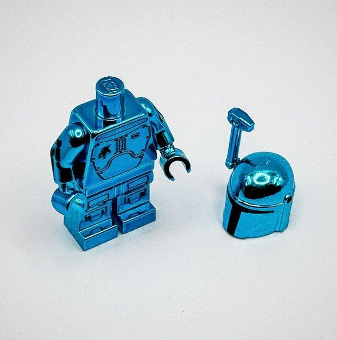 Lego Minifiguur - Star Wars - Chrome Blue Plated Mandalorian, Kinderen en Baby's, Speelgoed | Duplo en Lego