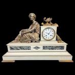 Pendule Napoleon III Marmer - 1850-1900