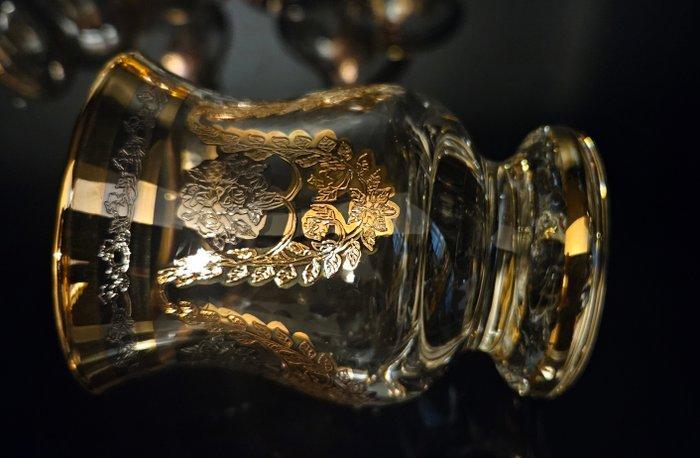 ISMIE LUX - Drinkservies (8) - Luxe juwelen rijk aan goud en, Antiek en Kunst, Antiek | Meubels | Tafels