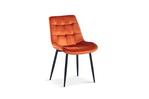 Stoel Juta Fluweel Oranje, Huis en Inrichting, Stoelen, Nieuw, Stof, Ophalen of Verzenden