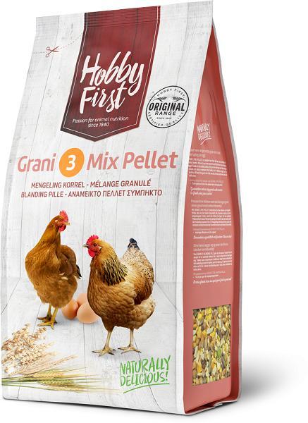 Grani 3 mix pellet ,  graanmengeling met korrel 4 kg, Animaux & Accessoires, Nourriture pour Animaux