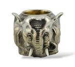 Sieradendoos - .875 (84 Zolotniki) zilver, Antiek en Kunst