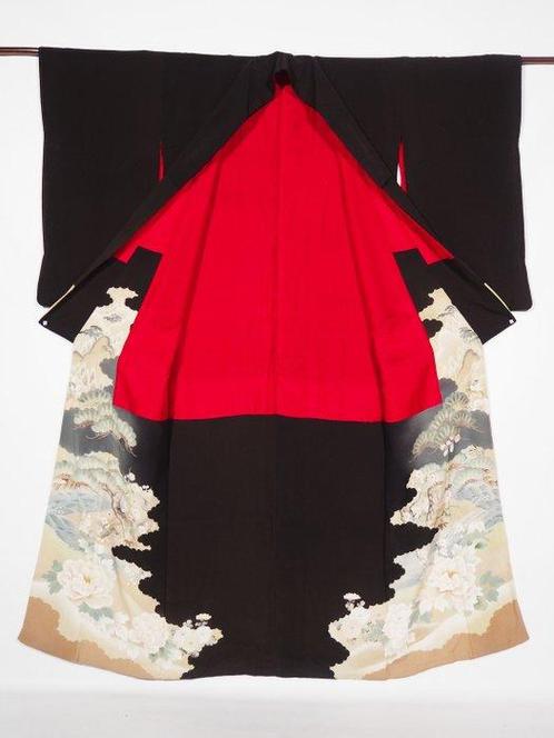 Tomesode  EERSTE KIMONO Mooie kimono - Zijde - Japan -, Antiek en Kunst, Antiek | Overige Antiek