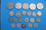 Verenigd Koninkrijk. Lot de 22 monnaies en argent 1886-1946