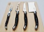 Laguiole - 8x Cheese knives - Wood Serving Board - Black -, Antiek en Kunst