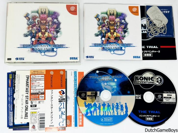 Sega Dreamcast - Phantasy Star Online + Spine & Reg. Card &, Games en Spelcomputers, Games | Sega, Gebruikt, Verzenden