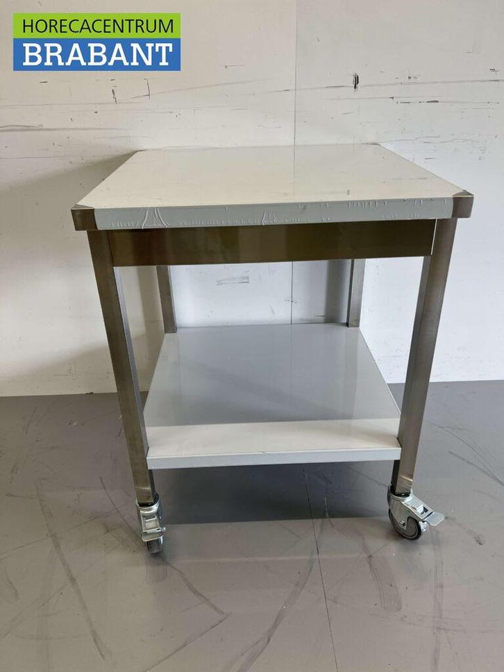 Table de travail mobile sur roulettes en acier inoxydable 70, Zakelijke goederen, Horeca | Overige, Verzenden