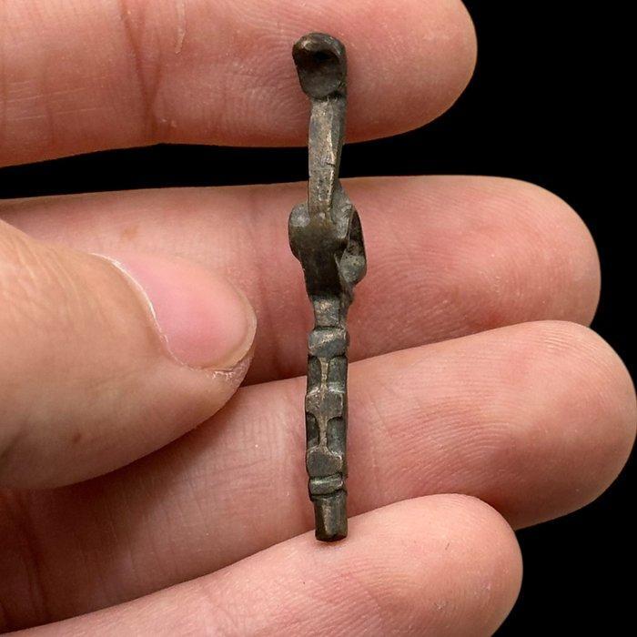 Oud-Romeins Brons Vogelfiguur - 3.5 cm (Zonder Minimumprijs), Antiek en Kunst, Antiek | Overige Antiek