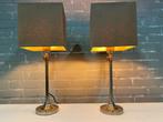 Tafellamp - Twee tafel / salon lampen met telscoop functie,, Antiek en Kunst, Curiosa en Brocante
