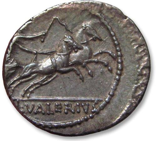 Romeinse Republiek. L. Valerius Acisculus. Denarius Rome 45, Postzegels en Munten, Munten | Europa | Niet-Euromunten