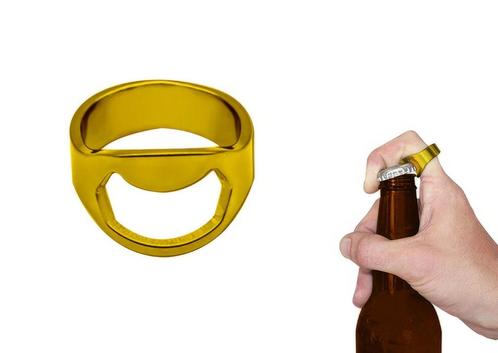 Flesopener Ring, Hobby en Vrije tijd, Feestartikelen, Nieuw, Verzenden