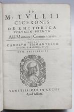 Manuzio / Cicerone - Orationes - 1583, Antiek en Kunst
