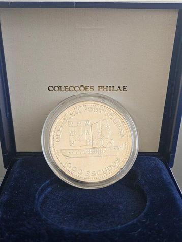 Portugal. Republic. Lote de 5 monedas de plata de 1000, Timbres & Monnaies